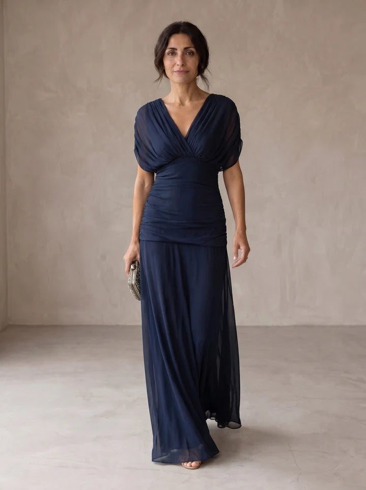 AVERY™ | Vestido Azul Elegante