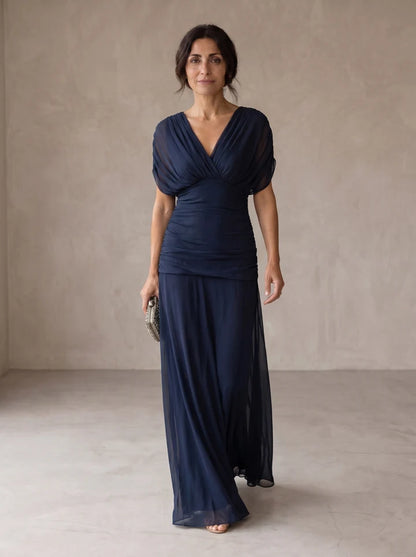 AVERY™ | Vestido Azul Elegante