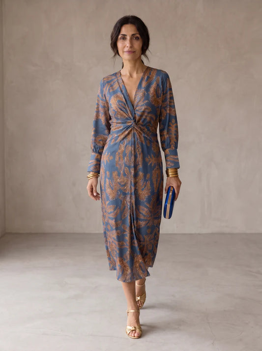 CELESTE™ | Vestido Midi «Elegancia Floral»