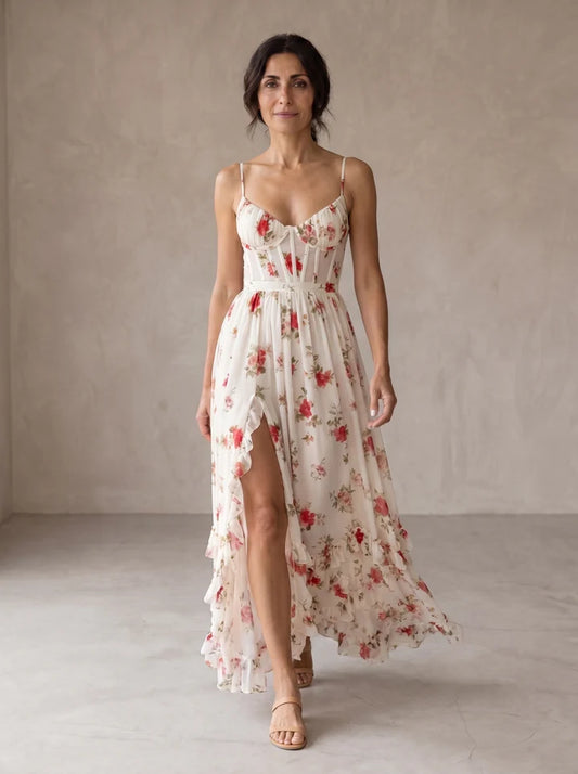 SCARLETT™ | Vestido Romántico con Estampado Floral