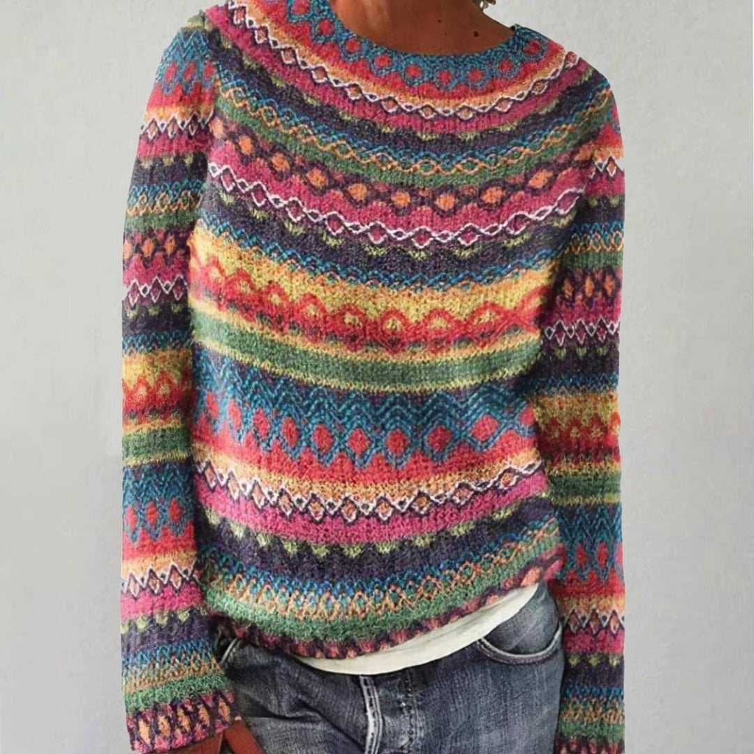 Sharon | Pull rétro douillet