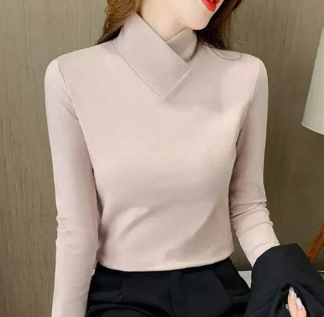 Winifred - Suéter elegante de cuello alto