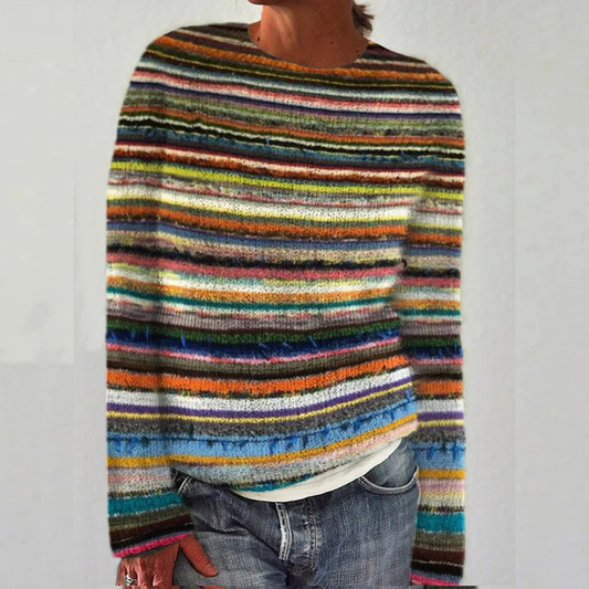 Diane | Pull rayé douillet