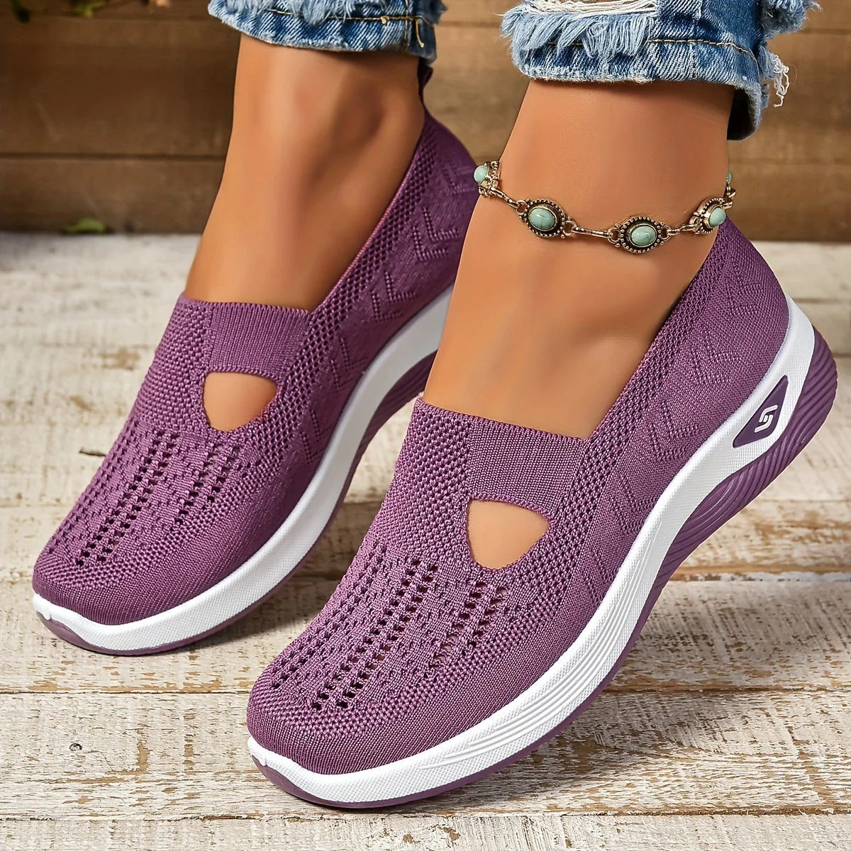 BRISA™ | Zapatilla Slip-On Transpirable con Cuña