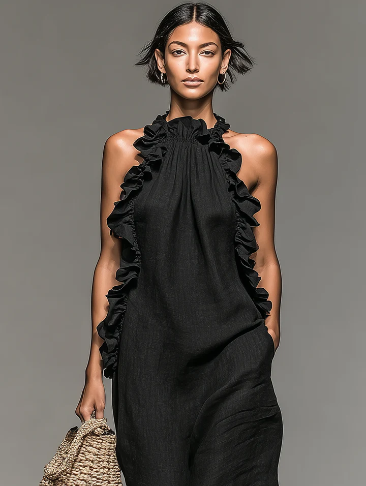 ADRIANA™ | Vestido Largo con Volantes