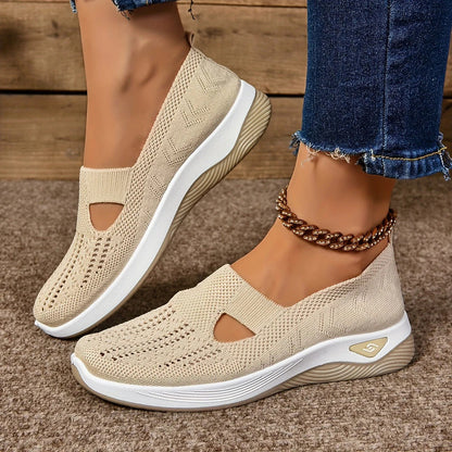 BRISA™ | Zapatilla Slip-On Transpirable con Cuña