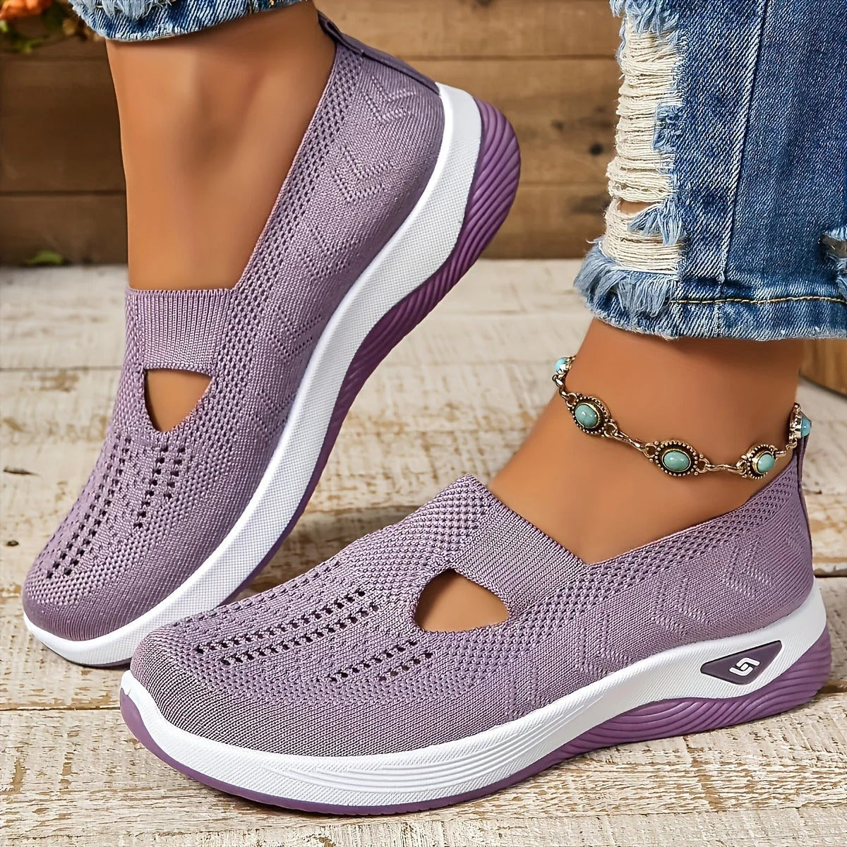 BRISA™ | Zapatilla Slip-On Transpirable con Cuña