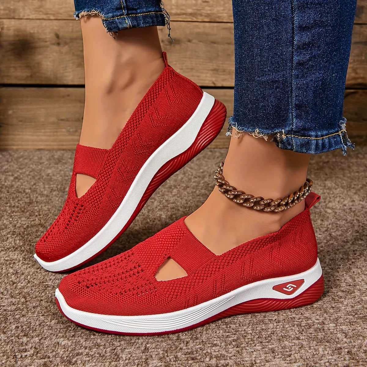 BRISA™ | Zapatilla Slip-On Transpirable con Cuña