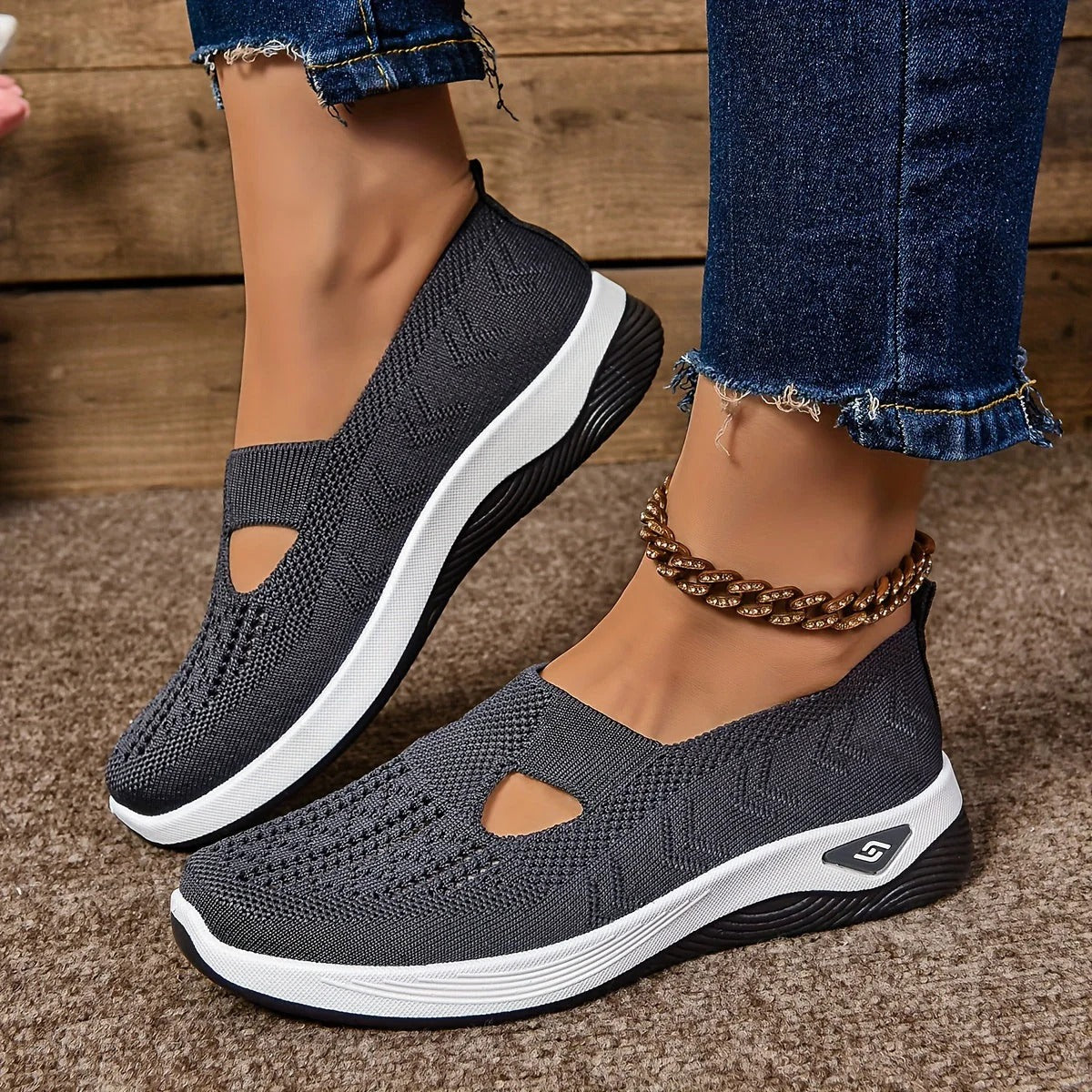 BRISA™ | Zapatilla Slip-On Transpirable con Cuña