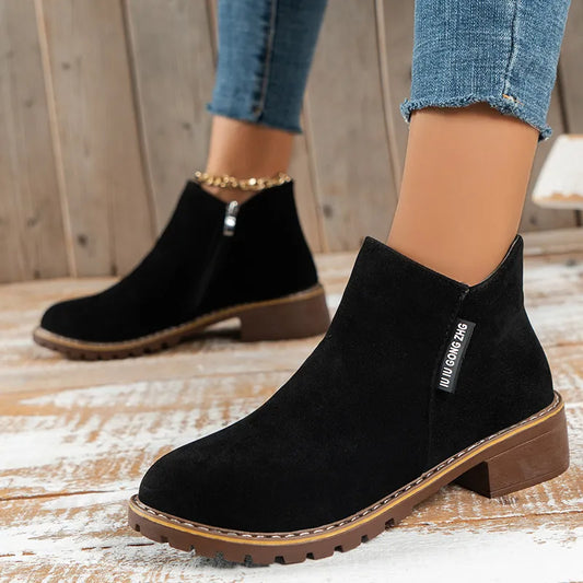 Mary™ | Bottines à semelle épaisse