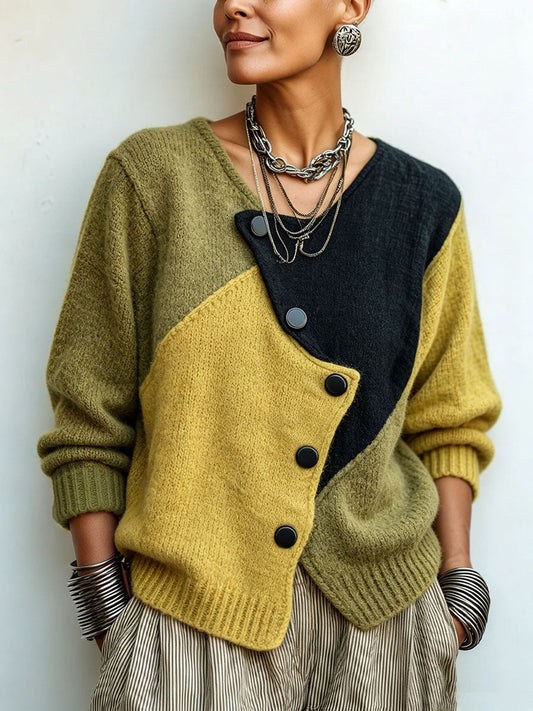 Weston™ | Pull en maille à blocs de couleur