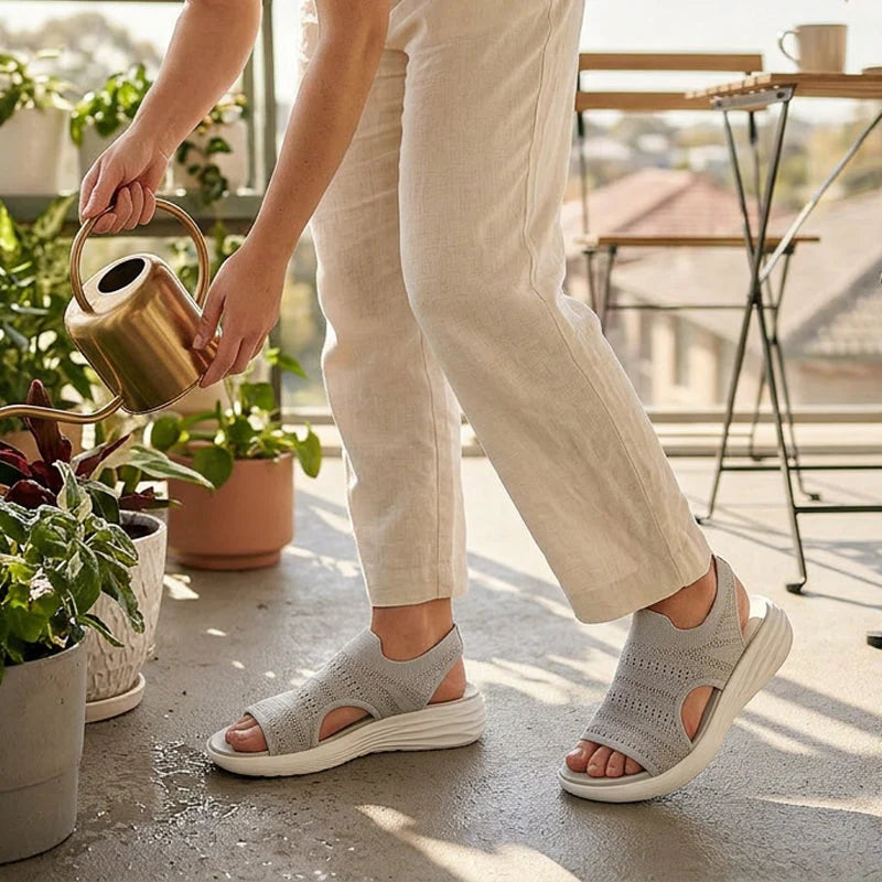Anna™ | Sandalias con plataforma, de material transpirable para mujer