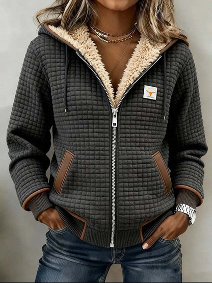 Francesca | Veste à capuche matelassée et douillette